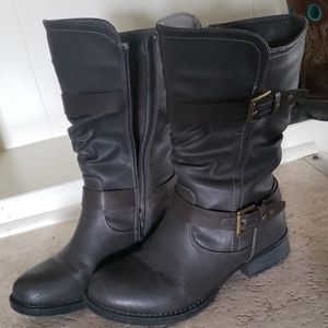 Mid calf boots